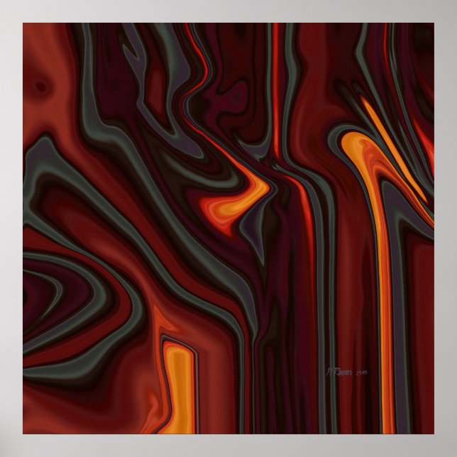 Dreamscape in Gold Poster (Front)