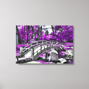 Dreamscape Purple Forest Canvas Print
