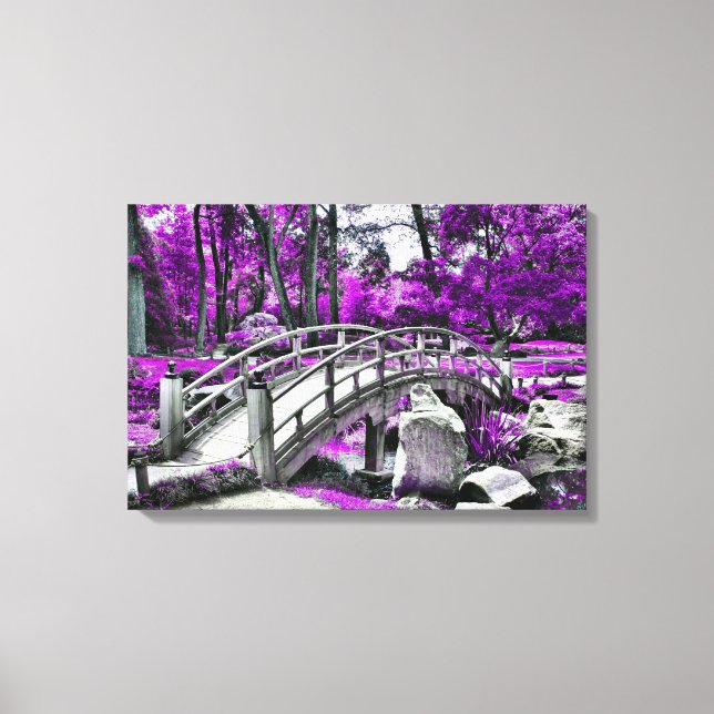 Dreamscape Purple Forest  Canvas Print (Front)