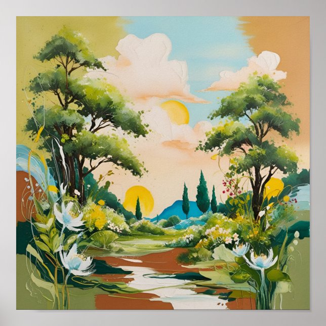 Dreamscape Serenity Poster (Front)