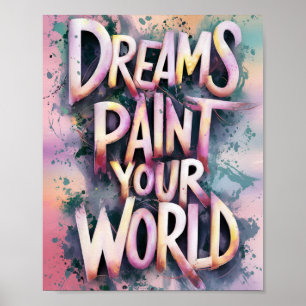 Dreamscape Typography Poster