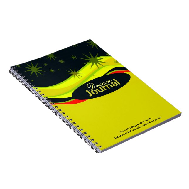 Dreamscapes Journal Custom Notebook (Right Side)