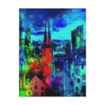 Dreamscapes of Urban Nights Chromatic Symphony