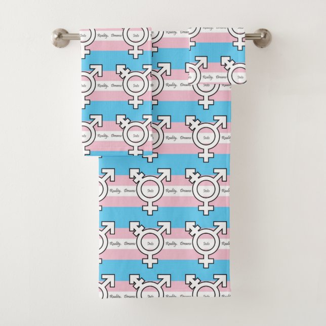 DreamsIntoRealityComics Cover Art  Bath Towel Set (Insitu)