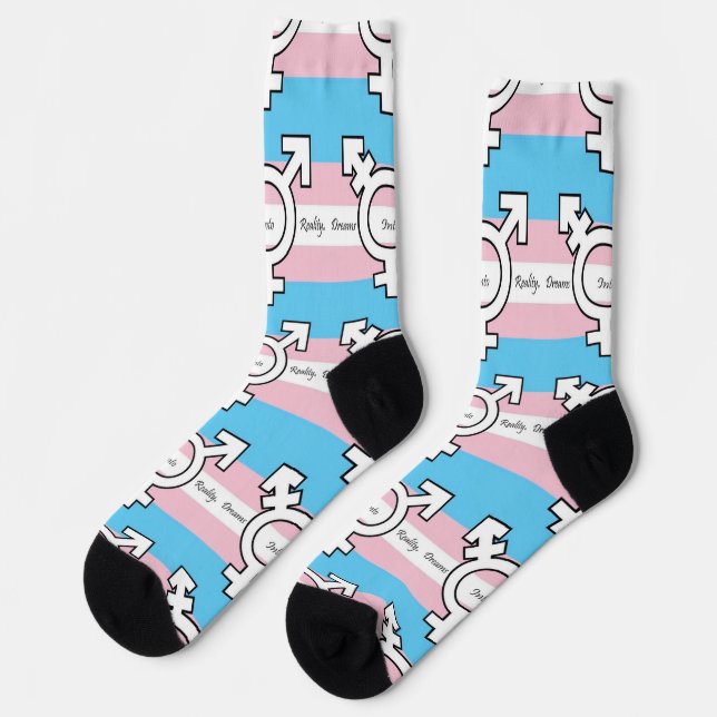 DreamsIntoRealityComics Cover Art Socks (Left)