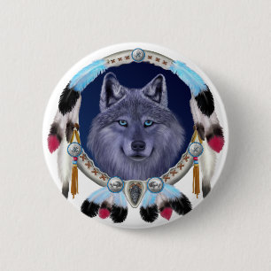 DREAMWOLF 2 INCH ROUND BUTTON