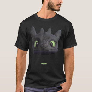 DreamWorks Dragons Toothless Night Fury Big Face C T-Shirt