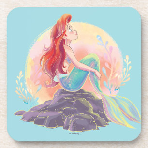 Dreamy Ariel on the Rocks Coaster