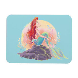 Dreamy Ariel on the Rocks Magnet