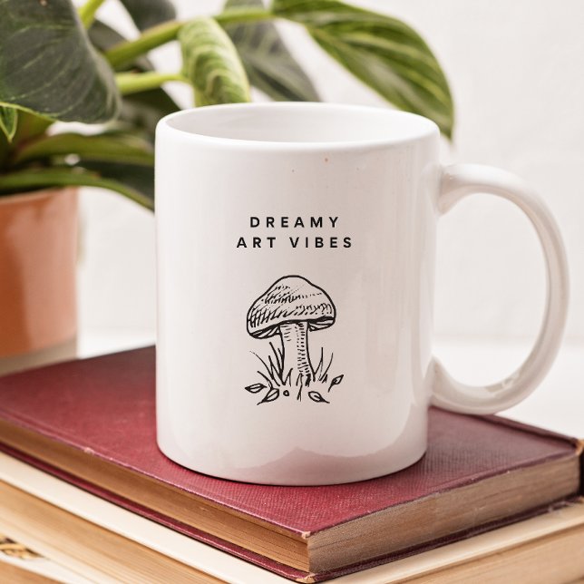 Dreamy Art Vibes | Aesthetic Creative Coffee Mug (Creator Uploaded)