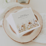Dreamy Autumn Wildflower Napkin<br><div class="desc">Featuring a dreamy wildflower meadow design with soft delicate neutral coloured tiny wildflowers on a field, these elegant bridal shower napkins perfectly capture the warmth and coziness of the autumn season.</div>