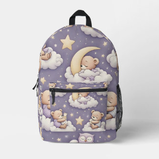 Dreamy Bearland Printed Backpack