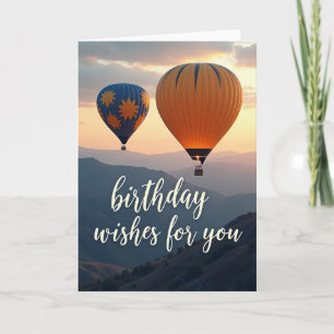 Dreamy Birthday Balloon Glow Card