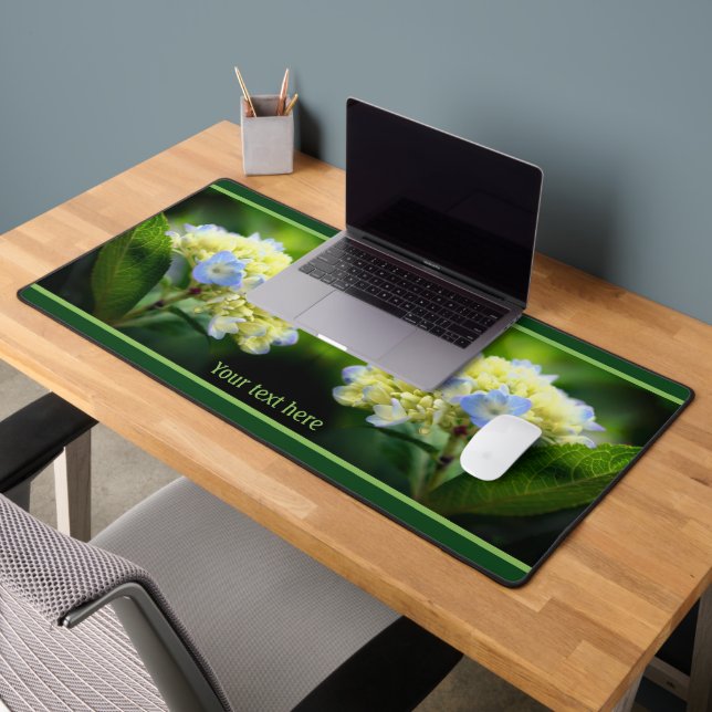 Dreamy Blue Hydrangea Flower Personnalisé (Bureau 2)