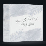 Dreamy Blue ⎥ Personalized Wedding Binder<br><div class="desc">Our dreamy floral collection features acrylic brush strokes in blush and sky blue with grey foliage illustrations that bring romantic feel to all items spread over wedding necessities, office supplies and personal items. Keep all your memories in a personalized binder which can make a perfect gift to your loved ones...</div>