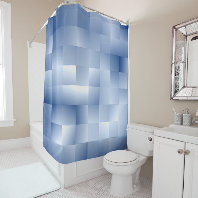 Dreamy Blue Tones in a Square Pattern (In Situ)