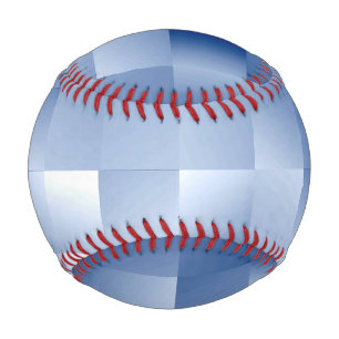 Dreamy Blue Tones in a Square Pattern Baseball