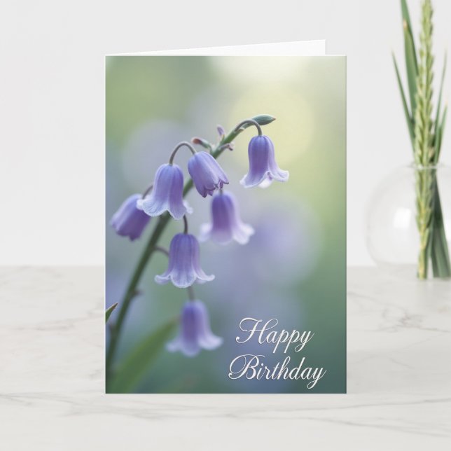 Dreamy Bokeh Birthday Card (Front)