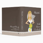 Dreamy Bride Bridal Shower Cookbook Recipe Binder