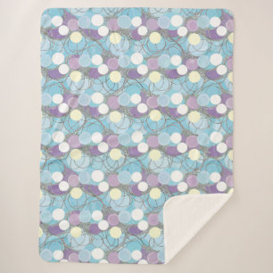 Dreamy Bubble Clouds Sherpa Fleece Blanket