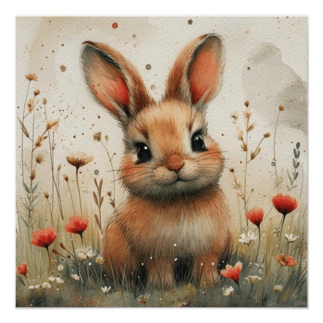 Dreamy Bunny: A Bit of Whimsy Bunny Poster (Front)