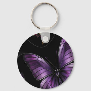 Dreamy Butterfly Pattern Keychain