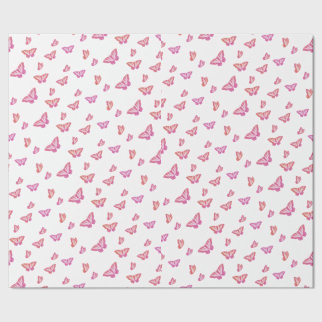Dreamy Butterfly Wrapping Paper (Seam)