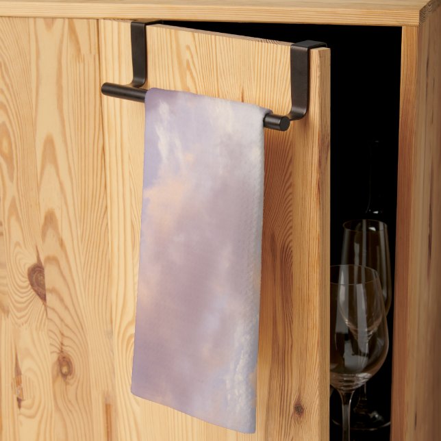 Dreamy Caribbean Clouds 8 - Unicorn Colours Kitchen Towel (Thirds Fold)