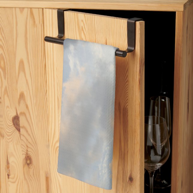 Dreamy Caribbean Clouds 9 Kitchen Towel (Thirds Fold)