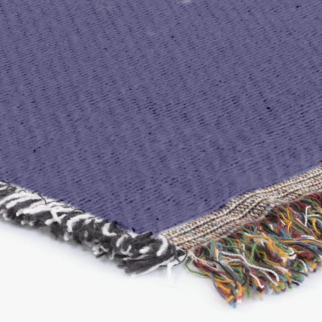 Dreamy Celestial Cat Design Throw Blanket (Corner)