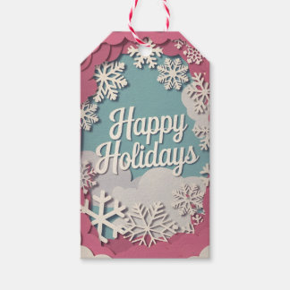 Dreamy Christmas Holiday Gift Tags