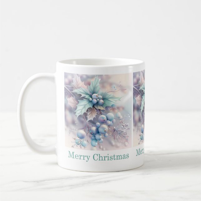 Dreamy Christmas Holly Mug (Left)