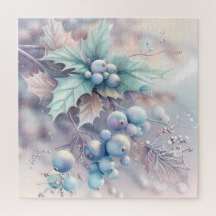 Dreamy Christmas Holly Puzzle