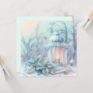 Dreamy Christmas Lantern Greeting Card