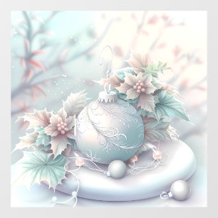 Dreamy Christmas Ornament Window Cling