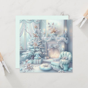 Dreamy Christmas Room Greeting Card
