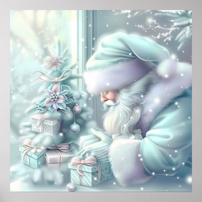Dreamy Christmas Santa Poster (Front)