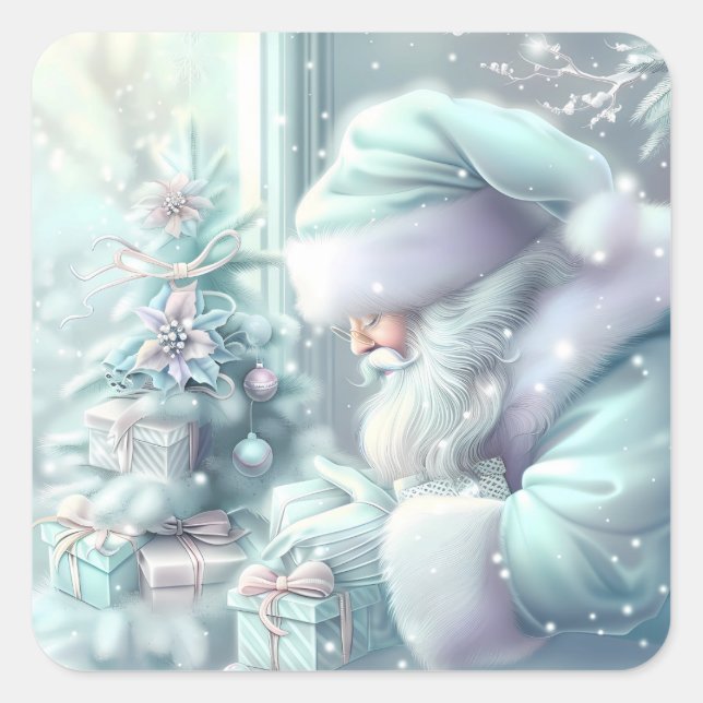 Dreamy Christmas Santa Sticker (Front)