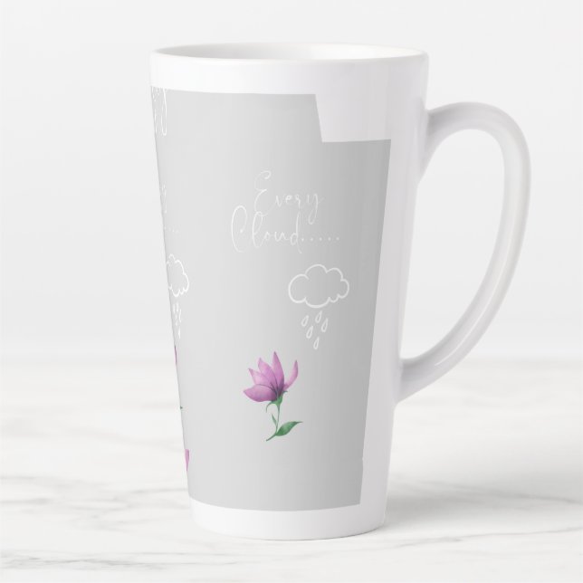 Dreamy Cloud Design Latte Mug (Right)