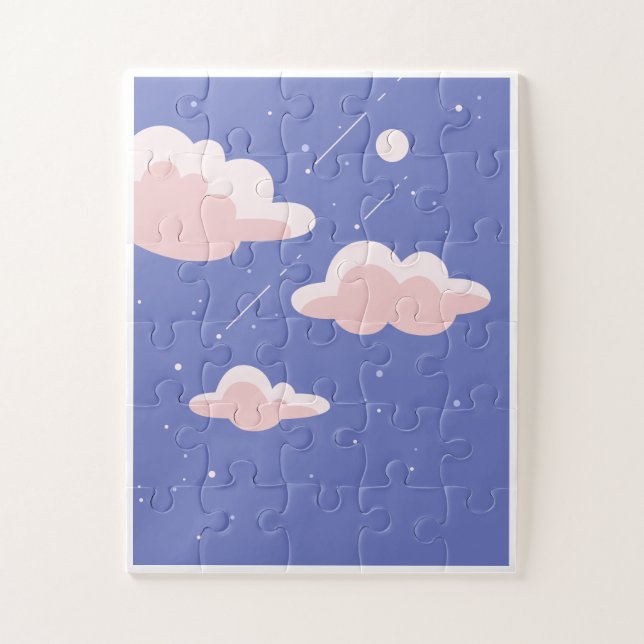 Dreamy Cloud Puzzle - Design de ciel relaxant (Vertical)