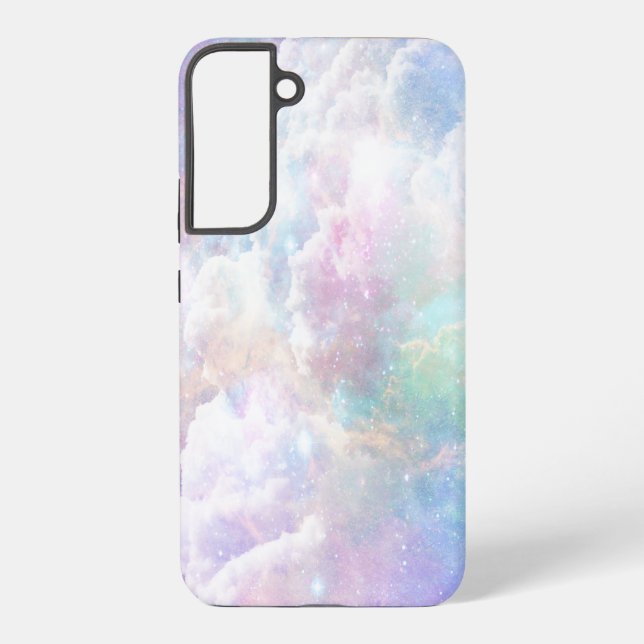 Dreamy Clouds and Stars  Samsung Galaxy S22+ Case (Back)