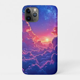 Dreamy Clouds: Celestial Sunset Magic Art iPhone 11 Pro Case
