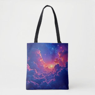 Dreamy Clouds: Celestial Sunset Magic Art Tote Bag