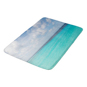 Dreamy Cloudy Ocean Bliss 2 #travel #art Bath Mat