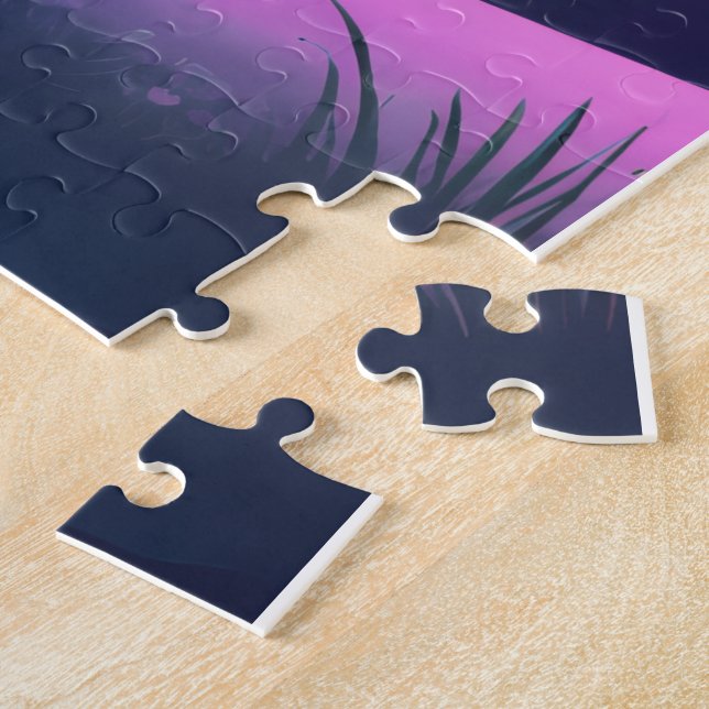 Dreamy Cosmic Landscape  Jigsaw Puzzle (Side)