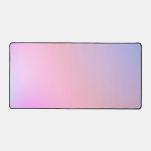 Dreamy Cotton Candy Pastel Gradient Desk Mat