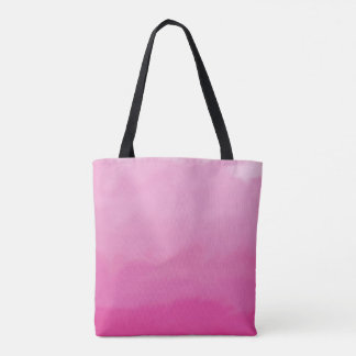 Dreamy cozy pink tote bag