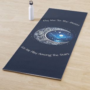 Dreamy Crescent Moon Yoga Mat