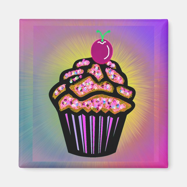 Dreamy Cupcake Magnet (Front)