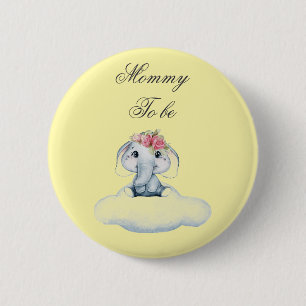 Dreamy Days with Rosie the Elephant. 2 Inch Round Button